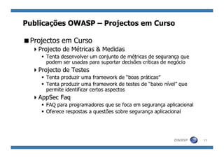 Introdução ao OWASP