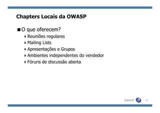 Introdução ao OWASP