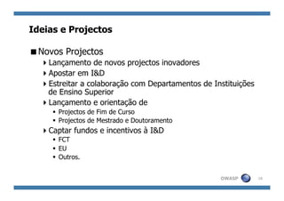 Apresentação do OWASP Portugal