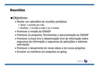 Apresentação do OWASP Portugal