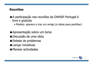 Apresentação do OWASP Portugal