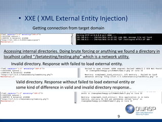 OWASP Pune Chapter : Dive Into The Profound Web Attacks | PPTX