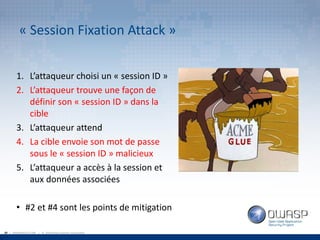 OWASP Québec - Attaques et techniques de défense des sessions Web - par Louis Nadeau