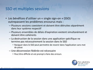 OWASP Québec - Attaques et techniques de défense des sessions Web - par Louis Nadeau