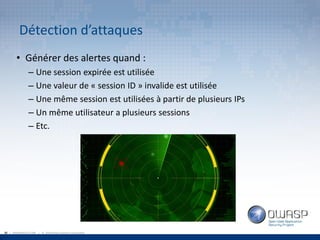 OWASP Québec - Attaques et techniques de défense des sessions Web - par Louis Nadeau