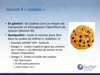 OWASP Québec - Attaques et techniques de défense des sessions Web - par Louis Nadeau