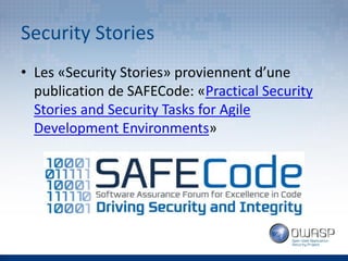 OWASP Quebec: "Security Stories" par Guillaume Croteau