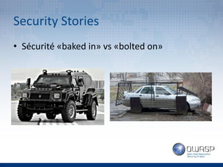 OWASP Quebec: "Security Stories" par Guillaume Croteau