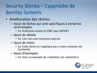 OWASP Quebec: "Security Stories" par Guillaume Croteau