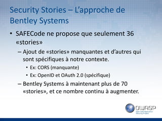OWASP Quebec: "Security Stories" par Guillaume Croteau