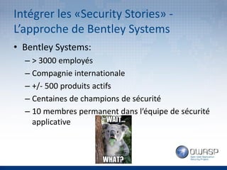 OWASP Quebec: "Security Stories" par Guillaume Croteau