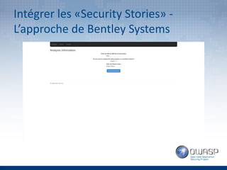 OWASP Quebec: "Security Stories" par Guillaume Croteau