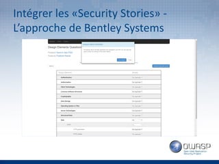 OWASP Quebec: "Security Stories" par Guillaume Croteau