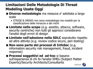 L’ approccio al rischio  ”Persone, Processi e Technologie” Personalepreparato e qualificato per rispondereagliincidentiProcessiadequati per l’identificazionedeglierrori di design e le vulnerabilita’ chevengonosfruttatidaglihackers Technologie e contromisureper la mitigazionedelleminaccie del malware e hackers13