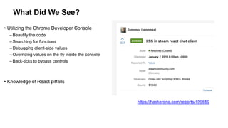Wombat Javascript OWASP SF - Reviewing Modern JavaScript Applications | PDF