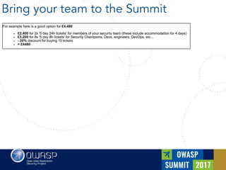 Bring your team to the Summit
 