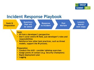 Owasp summit debrief v1.0 (jun 2017)