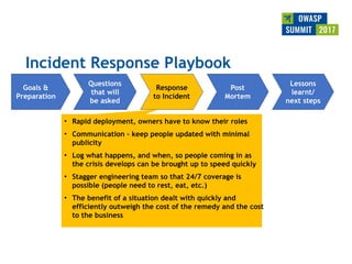 Owasp summit debrief v1.0 (jun 2017)
