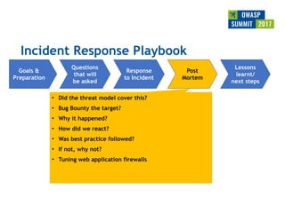 Owasp summit debrief v1.0 (jun 2017)
