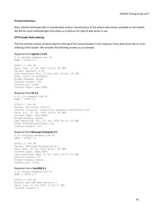 Owasp testing guide v3 | PDF