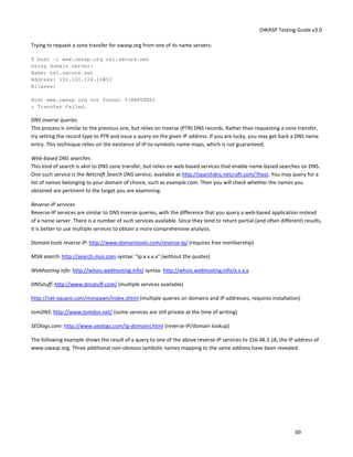 Owasp testing guide v3 | PDF