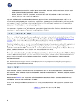 Owasp testing guide v3 | PDF