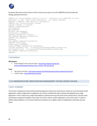 Owasp testing guide v3 | PDF