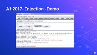 Test Injection Ows Owasp top 10 | PDF