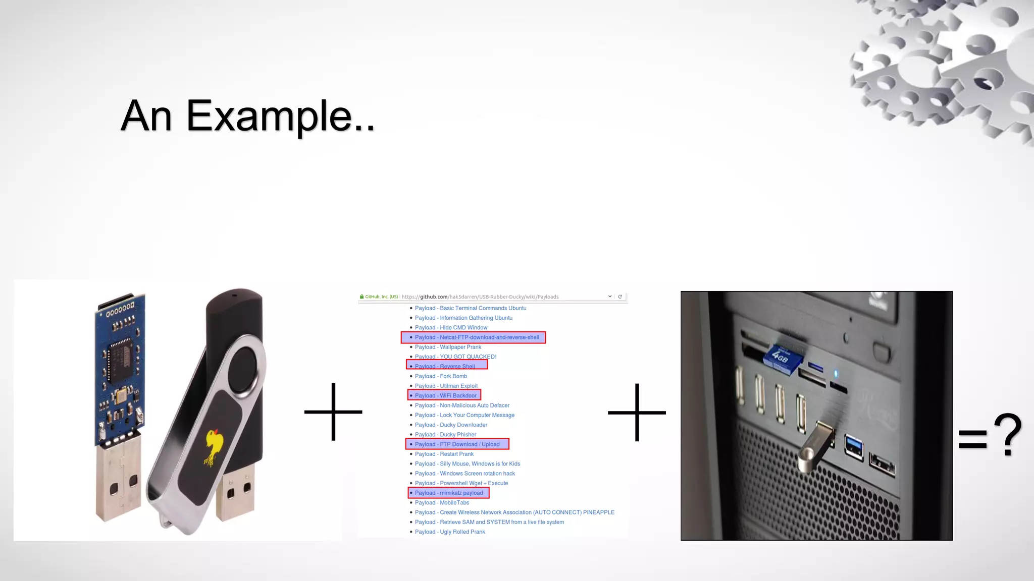 ＋＋ ?=
An Example..
 
