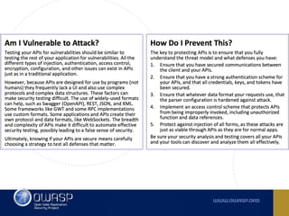 Owasp top 10 2017 RC -  Comments, observations and ideas