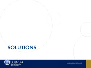 Owasp top 10 2017 RC -  Comments, observations and ideas