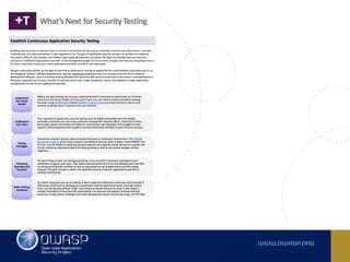 Owasp top 10 2017 RC -  Comments, observations and ideas