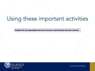 Owasp top 10 2017 RC -  Comments, observations and ideas