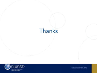 Owasp top 10 2017 RC -  Comments, observations and ideas