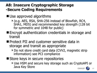 OWASP Top 10 And Insecure Software Root Causes | PPT