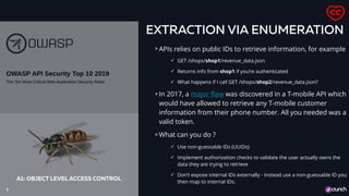 OWASP API Security Top 10 Examples | PDF