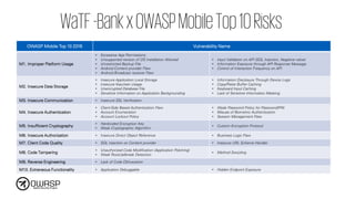 OWASP Mobile Top 10 Deep-Dive | PDF
