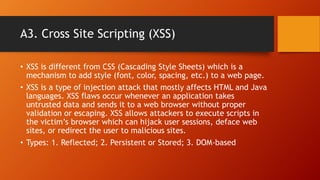 Xss Without Tag Script Owasp top 10 vulnerabilities 2013 | PDF