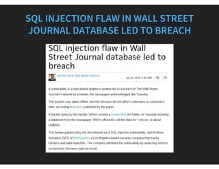 Yahoo Hit By SQL Injection Attack
 