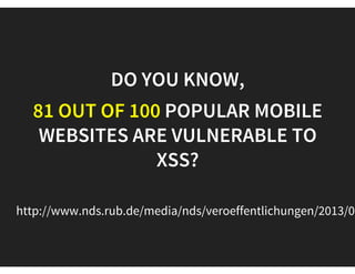 WHAT IS XSS ?
http://appsandsecurity.blogsplot.de/2012/11/is-xss-solved.html
OWASP says "Cross-Site Scripting (XSS) attacks are a type of
injection, in which malicious scripts are injected into
otherwise benign and trusted web sites.
https://www.owasp.org/index.php/Cross-site_Scripting_%28XSS%29
 