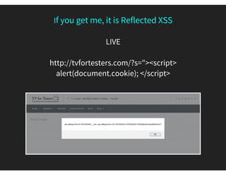 LIFE CYCLE OF REFLECTED XSS
 