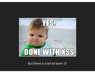  IF YOU WANT TO KNOW MORE
ABOUT DOM BASED XSS THEN 
PLEASE BUG " "@LAVAKUMARK
More Info at : https://ironwasp.org/
 