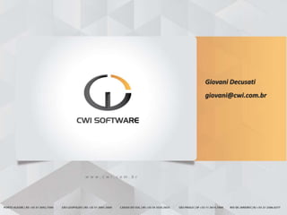 33
Giovani Decusati
giovani@cwi.com.br
 