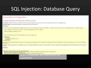IT underlying technology?
• A webserver parses and “pass on” data
Web Server
http://somesite.com/msg.php?id=8471350
DB
OS
Script performs business logic and
parses messages to backend.
“Hey, get me a message from the
DB with id 8471350”
 