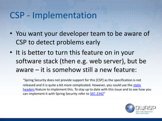[Wroclaw #2] Web Application Security Headers | PPTX