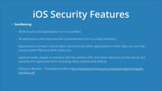OWASP Melbourne - Introduction to iOS Application Penetration Testing