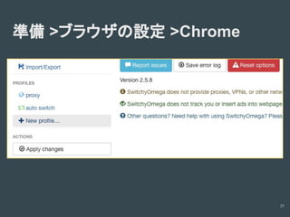 診断ツールの使い方(Owasp zapの場合)