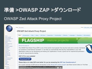 診断ツールの使い方(Owasp zapの場合)