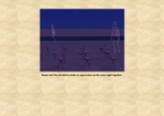 Bazza and Tina decided to make an appearance on the same night together.
 