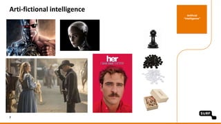 Arti-fictional
intelligence
Arti-fictional intelligence
7
7
Artificial
“Intelligence”
 